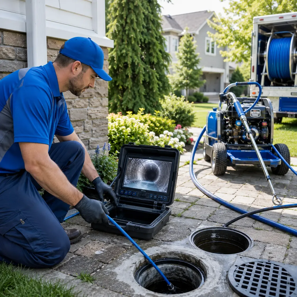 Outdoor drain cleaning professionals serving White Sulphur Springs, NY